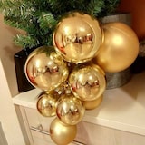 thumbnail of WellHome - Set van 16 gouden kerstballen Ø5cm - glanzend en mat