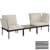 thumbnail of tectake Ensemble de salon de jardin MAGALUF 5-en-1 en aluminium - anthracite/gris - 406025