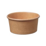 thumbnail of SET: Dressingbecher groß, Becher braun 60ml + Deckel, 2000 Stück, to go, take away, biologisch abbaubar, Kraftpapier+ PE