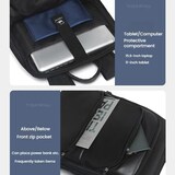 thumbnail of Sac À Dos Ordinateur Étanche Léger Extensible 15.6 Pouces Pour Voyage Affaires YONIS