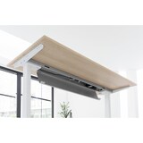 thumbnail of PROREGAL Sitz-Steh-Schreibtisch Pekka | Ahorn | Weißes GestellBxT 180x80cm | Höhe 65-130cm | elektrisch stufenlos höhenverstellbar | C-Fuß Gestell