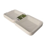 thumbnail of 25 Menüboxen, Zuckerrohr pure ungeteilt 7,7 cm x 20 cm x 22 cm weiss