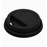 thumbnail of MONOUSO - Schwarze PS-Deckel Travel Mit Einem für Pappbecher Ø8,0cm (1.000 Stück)