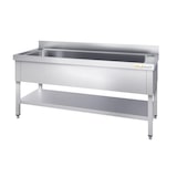 thumbnail of Plonge inox grande cuve 1200x700mm avec 1 bac PREMIUM - GOLDINOX