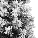 thumbnail of Schlanker Künstlicher Weihnachtsbaum Beschneit Grün 150 cm PVC
