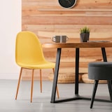 thumbnail of Pack 2 Sillas de Comedor Amarillo Lino Nuova 91x51x44cm Thinia Home