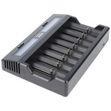 thumbnail of XTAR VC8S 8fach Schnell-Ladegerät für 1-8 Li-Ion 3,6V und 3,7V Akku und NiMH 1,2V Akku, USB-C-Ladeanschluss, max. 8A Gesamtleistung