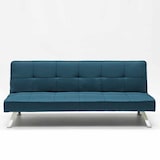 thumbnail of Divano letto in tessuto 2 posti design moderno Gemma pronto letto - Blu-DI319MIBL