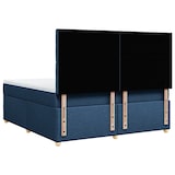 thumbnail of vidaXL Boxspringbett mit Matratze Blau 180x200 cm Stoff