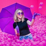 thumbnail of 1000 Nitras PROTECT 300 Nitrilhandschuhe | Gr. S | violett | Einweghandschuhe