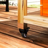 thumbnail of Outsunny - Grillwagen - 134.5Lx50Wx91.5Hcm - Naturholz