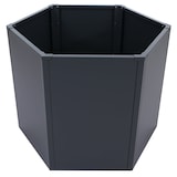 thumbnail of Canteiro elevado HWC-P64, canteiro elevado de metal para vegetais/plantações, floreira de jardim em aço 77x100x88cm ~ antracite