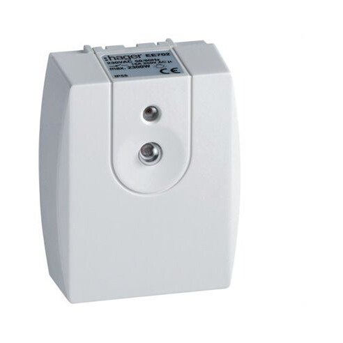 HAGER EE702 | Interruptor crepuscular COMPACT célula integrada conmutado
