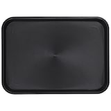 thumbnail of Serviertablett "OHIO", aus Kunststoff, Schwarz, rechteckig, Maße: ca. 41,5 x 30,5 cm, Höhe: 2 cm, spülmaschinengeeignet, stapelbar,