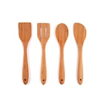 thumbnail of Excelsa set de utensilios con portautensilios Eco Living de bambú natural
