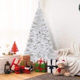 thumbnail of COSTWAY Künstlicher Weihnachtsbaum mit Metallständer, Weihnachtsbaum-PVC-Nadeln, Künstlicher Baum