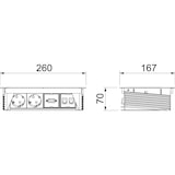 thumbnail of OBO Bettermann Deskbox DBK2-M4H D2S2K 6116810