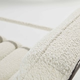 thumbnail of Fauteuil en tissu bouclette ivoire