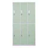 thumbnail of Schließfach Boston T829, Schließfachschrank Wertfachschrank Spind, Metall 12 Fächer ~ grün