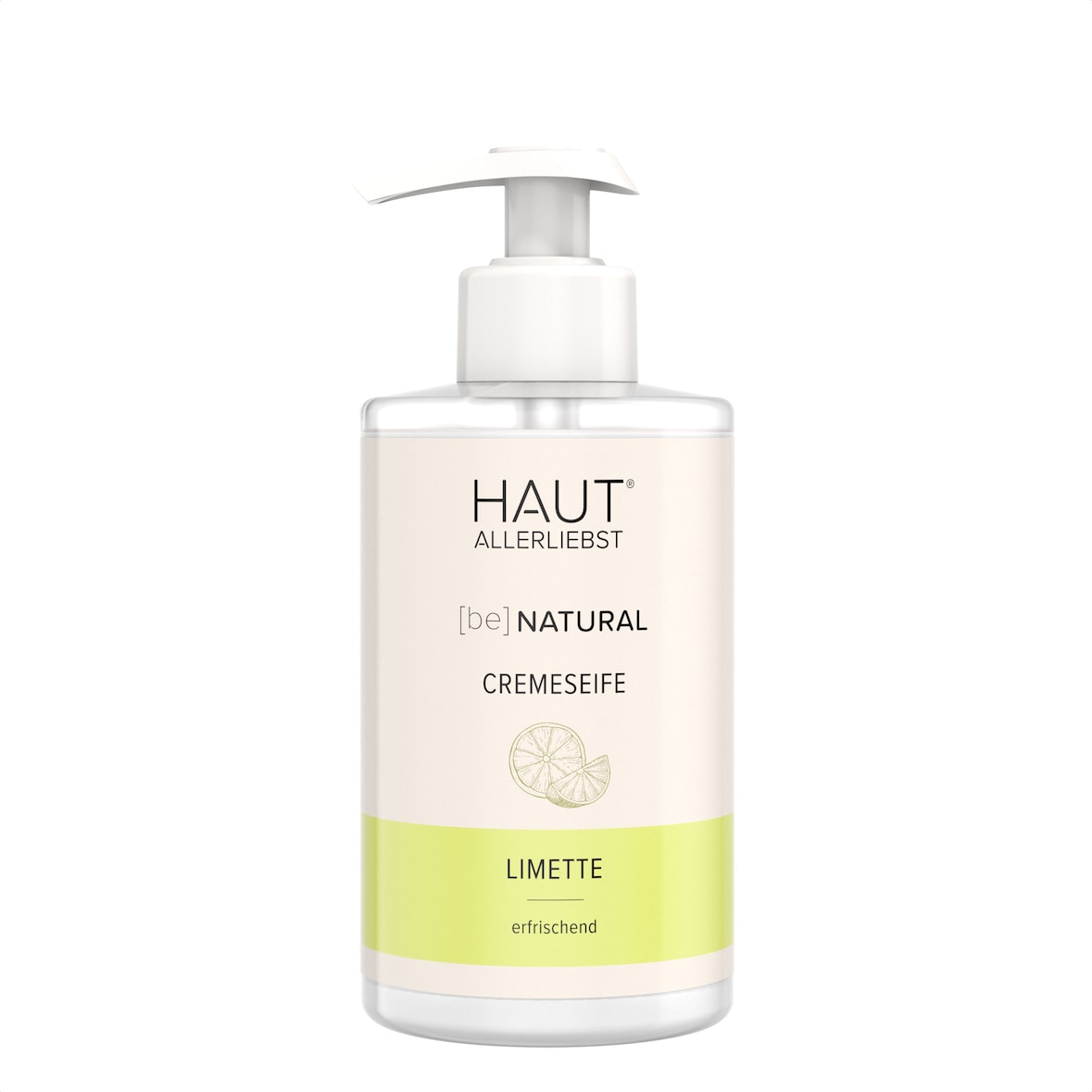 HAUTALLERLIEBST Cremeseife Limette im Spender, 280 ml