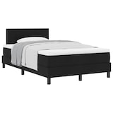 thumbnail of vidaXL Boxspringbett mit Kopfteil Schwarz 120 x 200 cm Stoff