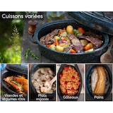 thumbnail of Graniteware - Cocotte Roaster en acier émaillé + Livre de recette – Grand format