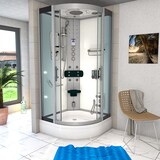 thumbnail of Duschkabine Komplettdusche Fertigdusche Dusche D46-60T1 100x100 cm ohne 2K Scheiben Versiegelung