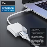 thumbnail of CSL Mini DisplayPort zu HDMI Typ A Audio- & Video-Adapter, Full HD MiniDP Adapter / Konverterkabel