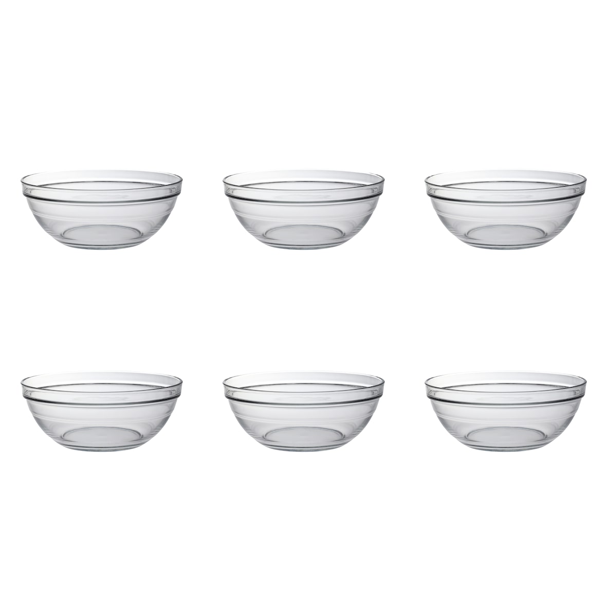 Duralex Schaal Lys 20 cm 1.59 l Hardglas 6 stuks