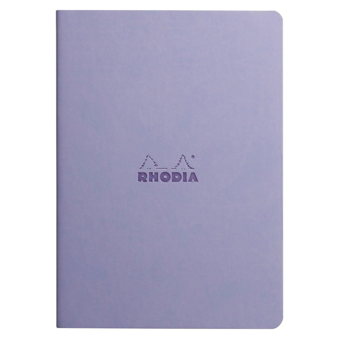 Rhodiarama Notizheft A5, 32 Blatt dots/punktkariert, Fadenbindung, Papier 90g elfenbein - Schwertlilie 116459C