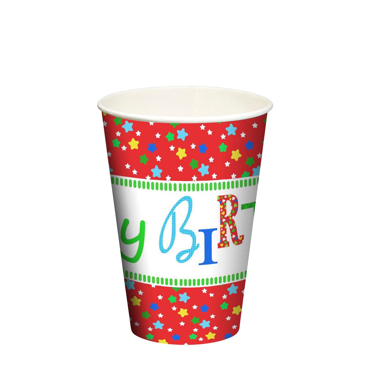 Papstar Trinkbecher Happy Birthday