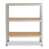 thumbnail of shelfplaza OFFICE 90x100x60 cm Schwerlastregal in lichtgrau mit 3 Böden und 175 kg Traglast pro Boden