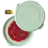 thumbnail of Boîte ronde réutilisable pour pizzas, tartes -  Vert amande Gilac Maison G603415