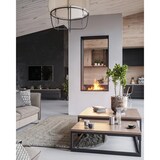 thumbnail of Lareira a Bioetanol 2 Lados 1600 Slim Vert Embutida com Duas Frentes - Preto Fosco, com Vidro, Queimador de 1,2L, Design Moderno