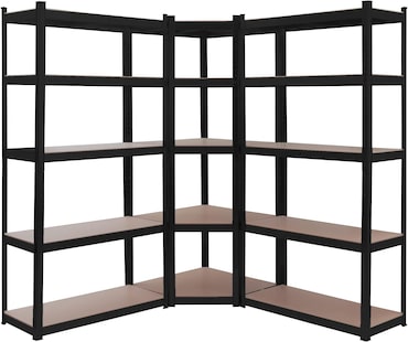 3 pezzi Set Scaffalature per carichi pesanti Scaffale ad angolo