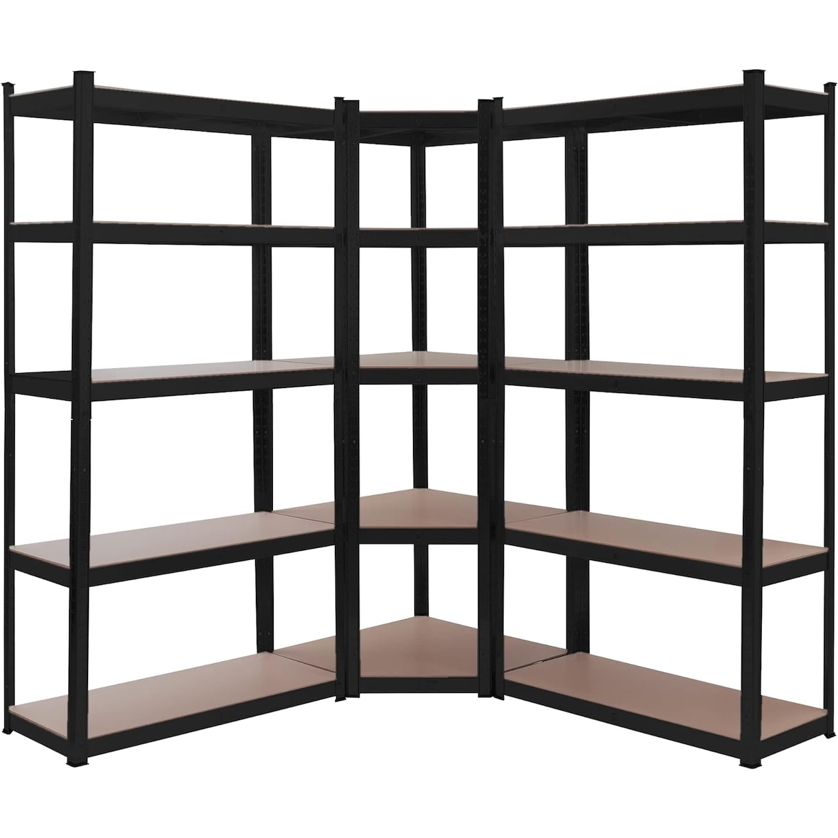 3 pezzi Set Scaffalature per carichi pesanti Scaffale ad angolo