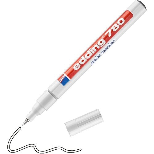 Marcador laca 780 redondo 0.8mm blanco