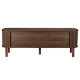 thumbnail of Meuble TV scandinave rectangulaire 2 portes L150 cm effet bois foncé