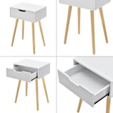 thumbnail of Helloshop26 - Mesa de centro para sala de estar móvel de design com gaveta PVC 60 cm branca 03_0006161