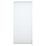 thumbnail of Aluminium Lamellenwand für Pergola HWC-N94 3x3m, Lamellenpaneel Modul Seitenwand Sichtschutz, 213x94cm ~ weiß