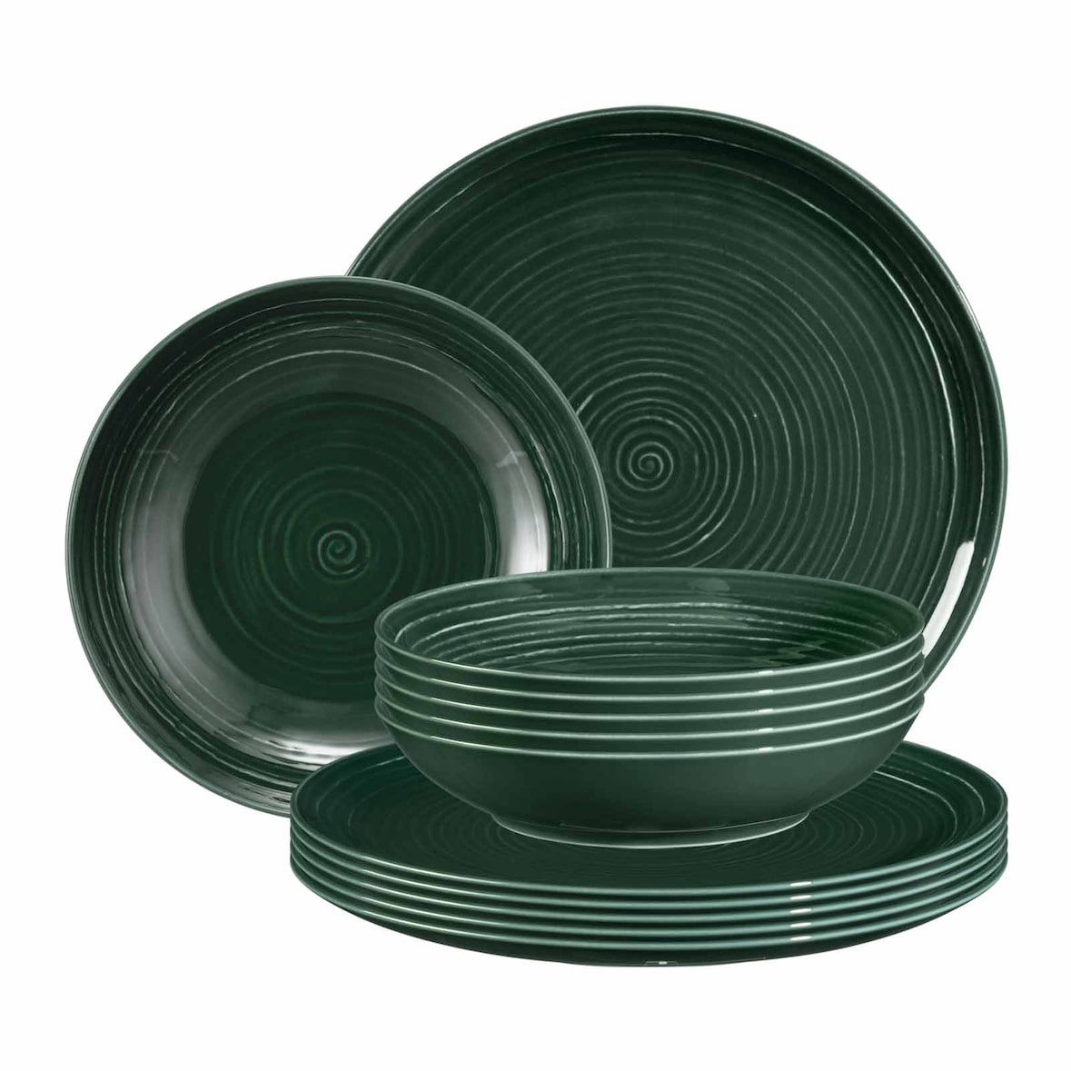 Seltmann Weiden Terra Tafelservice 12-teilig moosgrün