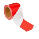 thumbnail of VEPATIM 2 Absperrband rot weiß gestreift 75mm breit 100 Meter LDPE