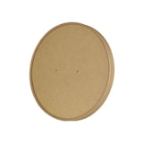 thumbnail of BIOZOYG 25 Stück Bio Einwegdeckel Ø 185mm dampfdurchlässig, braun, Pappdeckel, Becherdeckel besonders geeignet für heiße Speisen