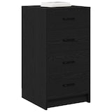 thumbnail of vidaXL Dressoir Zwart Eiken 40x41x75 cm Kunststof Hout