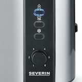 thumbnail of Tostador Automático de 2 ranuras Severin AT 2589 Acero inoxidable mate-negro 800 W