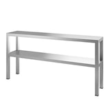 thumbnail of Gastro-Inox Aufsatzbord 2 stufig aus Edelstahl 1400x300x650mm