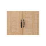 thumbnail of COSTWAY Sideboard mit 2 Rattantüren, Boho Holzküchenschrank, Buffetschrank mit 3-Wege verstellbarem Regal und Metallbeinen