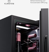 thumbnail of Klarstein Shiraz 8 Uno Vertical Weinkühlschrank 8 Flaschen 8 - 18 °C Touch-Control Schwarz