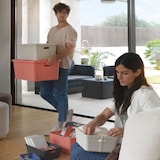 thumbnail of SP BERNER Set 4 Life story caja almacenaje con tapa pequeña 15l gris claro