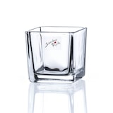 thumbnail of Vase Glas Kastenvase Glasvase -CUBE- quadratisch klar H 5,5 cm